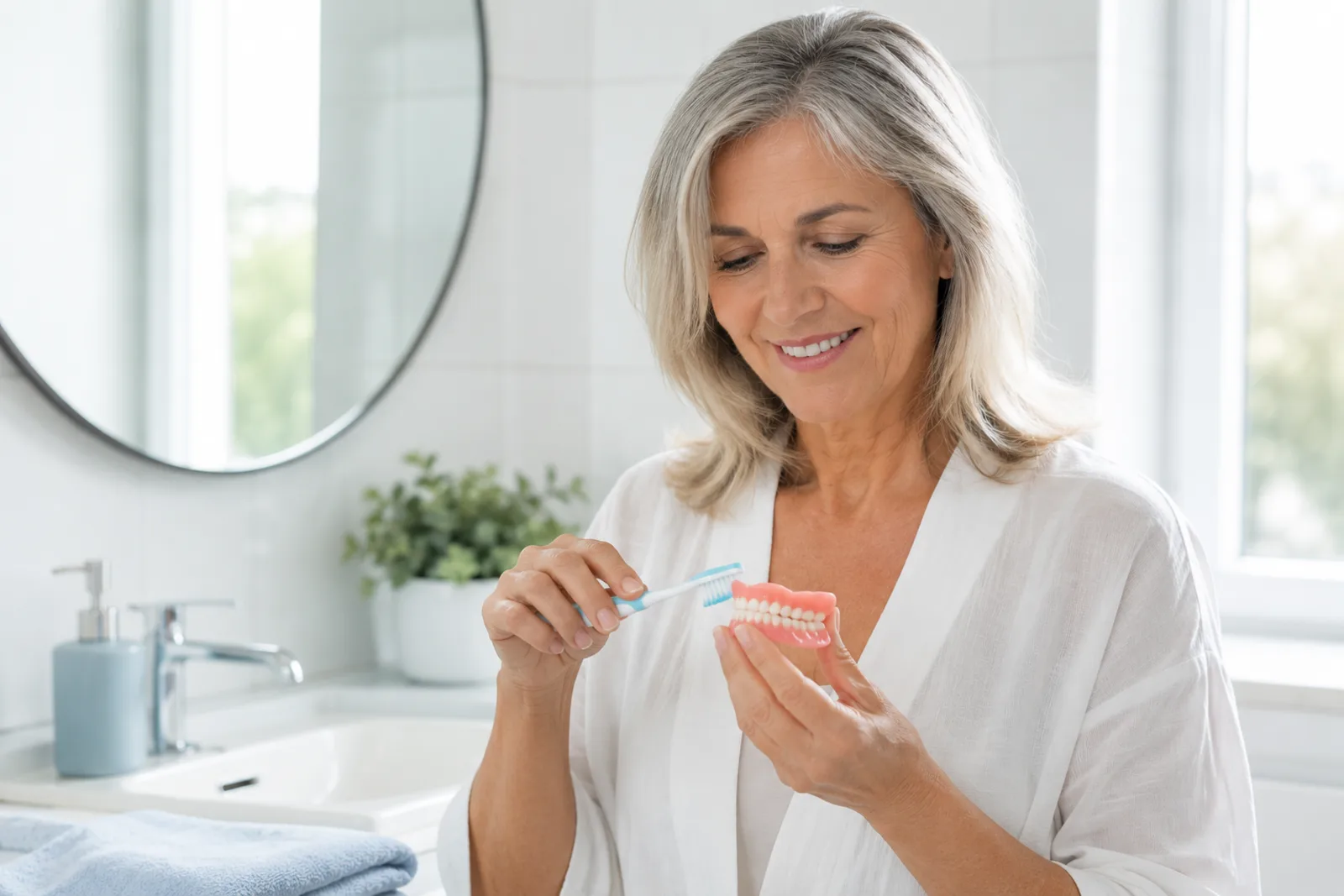 Dentier qui bouge : comment mieux le fixer ?
